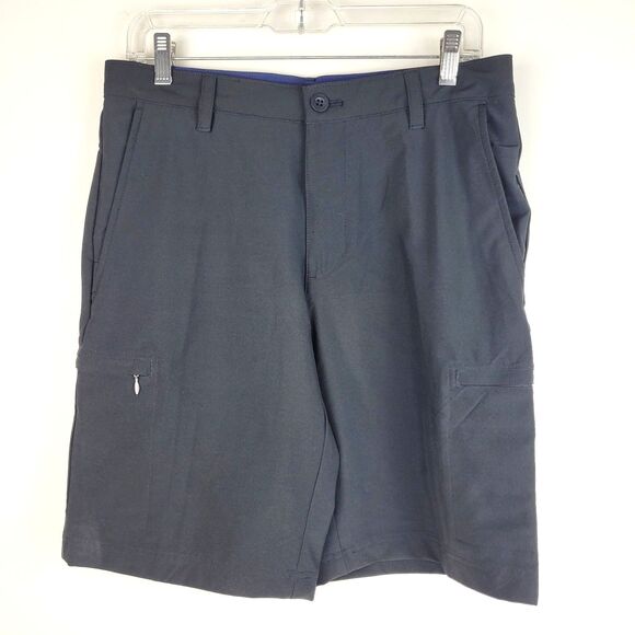 Izod Other - IZOD Golf Swing Flex Black Cargo Men's Shorts Size 30 sporty outdoor gorpcore